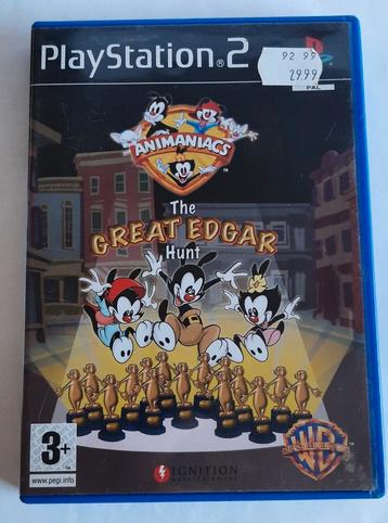Animaniacs The Great Edgar Hunt PS2 spel inclusief boekje beschikbaar voor biedingen