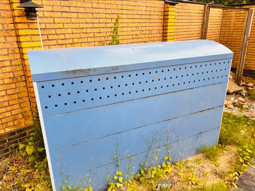 Fietskluis / Fietsbox met slot – Weg ivm tuinrenovatie, Tuin en Terras, Bergingen en Tuinkasten, Zo goed als nieuw, Metaal, Ophalen