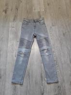 Biker skinny jeans grijs Hema maat 158 in nieuwstaat, Kinderen en Baby's, Broek, Ophalen of Verzenden, Zo goed als nieuw, Hema