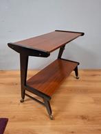 Vintage bijzettafel sidetable tv/audio meubel teak kastje, Vintage mid century design jaren 60 70, ..., ..., ...