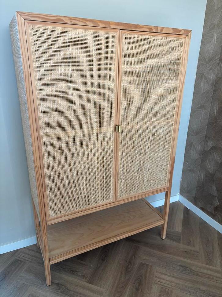 KARWEI Wandkast Alexia Naturel Webbing - Als Nieuw!, Huis en Inrichting, Kasten | Overige, Nieuw, Ophalen