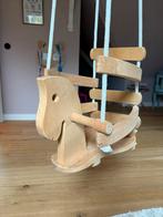 Houten Schommelpaard, Kinderen en Baby's, Speelgoed | Buiten | Speeltoestellen, Ophalen, Nieuw, Schommel