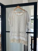 Kanten Ibiza style Costes zomer shirt mt xl / xxl, Ophalen of Verzenden, Zo goed als nieuw, Maat 46/48 (XL) of groter, Korte mouw