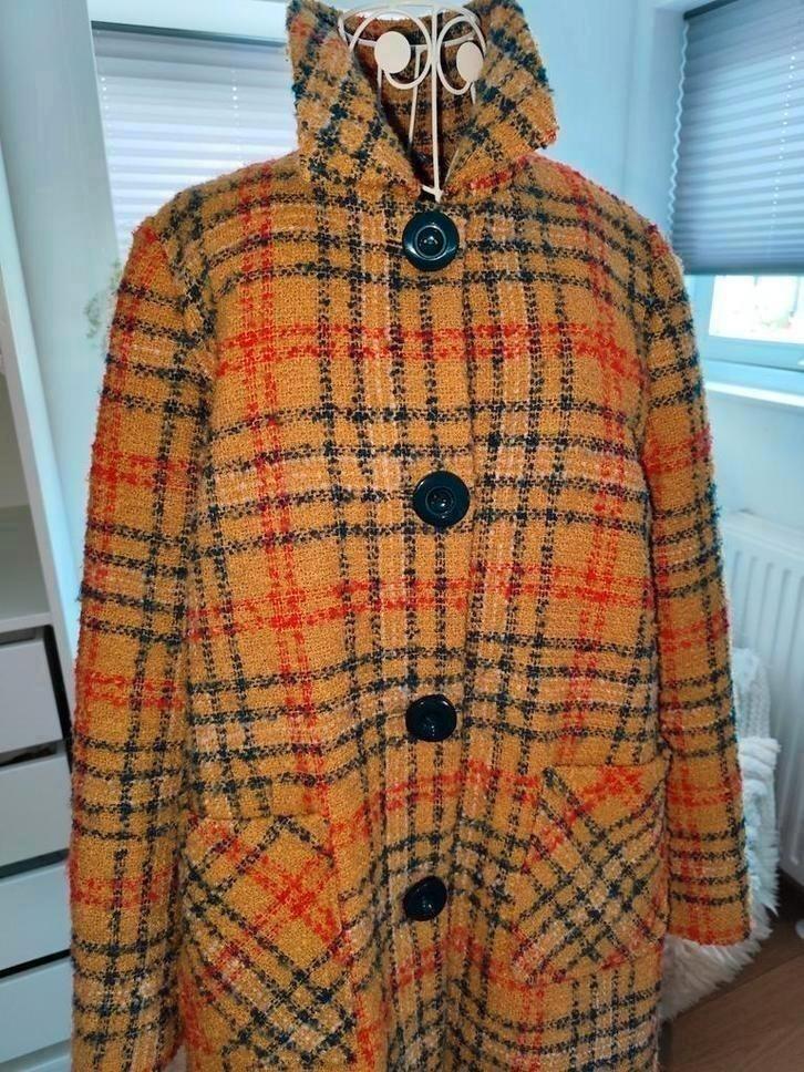 King Louie wollen mantel S, Kleding | Dames, Jassen | Winter, Maat 36 (S), Overige kleuren, Ophalen of Verzenden