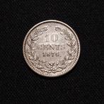 10 cent 1876, Postzegels en Munten, Munten | Nederland, Koning Willem III, Verzenden, Zilver, 10 cent