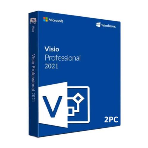 Visio 2021 Pro (2PC), Computers en Software, Besturingssoftware, Nieuw, Windows, Ophalen of Verzenden