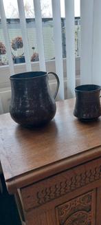 Antieke koperen potten set, Antiek en Kunst, Antiek | Koper en Brons, Ophalen of Verzenden, Koper