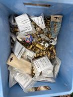 Bak vol koper leiding hulpstukken, Doe-het-zelf en Verbouw, Buizen en Afvoer, Overige materialen, Gebruikt, Minder dan 20 mm, Overige typen