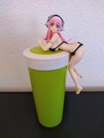 Anime Super Sonico Noodle Stopper Black Bikini Figure, Nieuw, Ophalen of Verzenden
