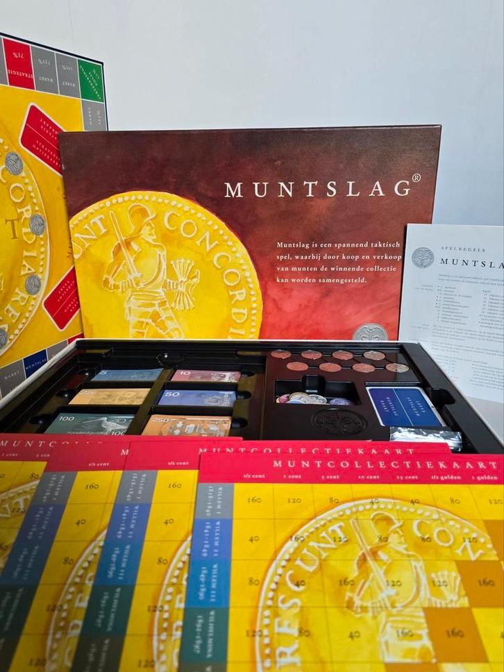 Muntslag Bordspel - Nieuw in doos!, Hobby en Vrije tijd, Gezelschapsspellen | Bordspellen, Nieuw, Een of twee spelers, Drie of vier spelers