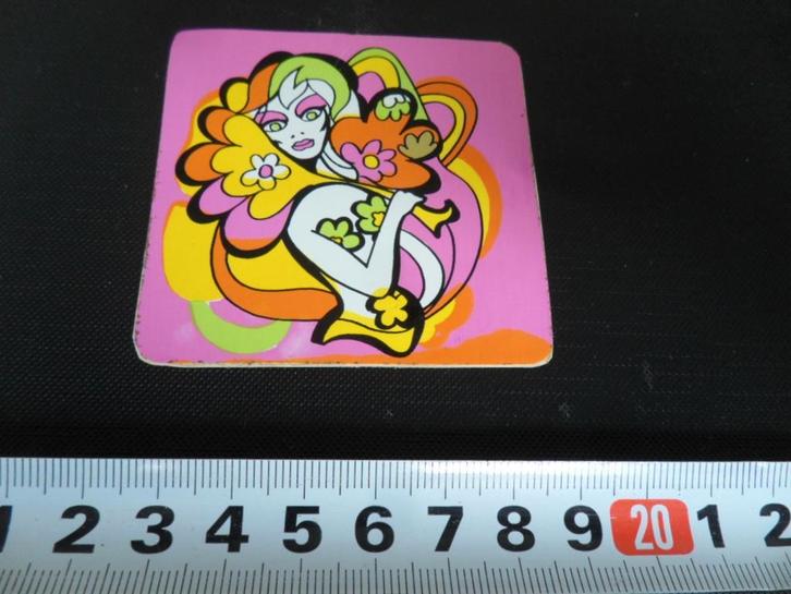 sticker strip vrouw hippie sexy, Verzamelen, Stickers, Zo goed als nieuw, Ophalen