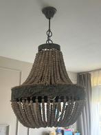 Houten Kralen Kroonluchter Hanglamp, Huis en Inrichting, Ophalen of Verzenden, Zo goed als nieuw, Hout, 50 tot 75 cm