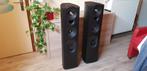 Set  mooie KEF luidsprekers in black ash, Zo goed als nieuw, 60 tot 120 watt, Surroundset zonder subwoofer, Ophalen