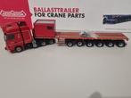 Nooteboom Ballastrailer + MB Actros 1:50, Hobby en Vrije tijd, Modelauto's | 1:50, Ophalen of Verzenden, Nieuw, Bus of Vrachtwagen