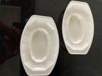 2 nieuwe magnetron schaaltjes, Huis en Inrichting, Keuken | Tupperware, Ophalen of Verzenden, Nieuw, Wit, Schaal