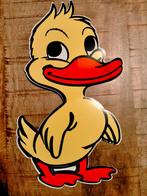 Eend eenden vintage auto grote logo sticker RARE, Verzamelen, Stickers, Ophalen of Verzenden, Zo goed als nieuw