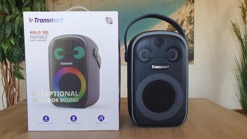 Tronsmart Halo 100 krachtige portable outdoor party speaker, Audio, Tv en Foto, Luidsprekers, Zo goed als nieuw, Front, Rear of Stereo speakers