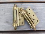 Bommerscharnieren, Ophalen of Verzenden, Zo goed als nieuw, Koper of Messing, Scharnier