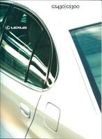 Brochure Lexus GS300 en GS430 2000, Gelezen, Overige merken, Ophalen of Verzenden