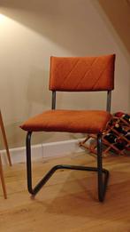 2x Buisframe stoel, Huis en Inrichting, Stoelen, Ophalen, Gebruikt, Twee, Bruin