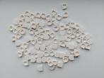 100x LEGO tegel half rond wit, Ophalen of Verzenden, Nieuw, Lego