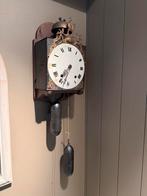 Antieke Klok met Haan, Antiek en Kunst, Ophalen of Verzenden