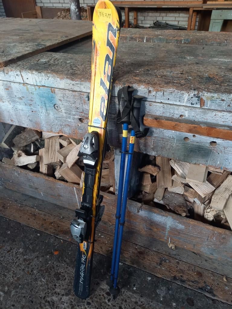 Kinderski,s 120 cm, Overige merken, Gebruikt, 100 tot 140 cm, Ophalen of Verzenden