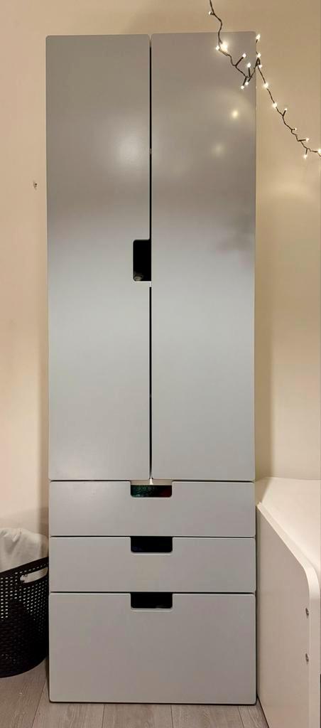 Stuva (Smastad) kasten combinatie (3x) - lichtgrijs, Huis en Inrichting, Kasten | Kledingkasten, Gebruikt, 150 tot 200 cm, 100 tot 150 cm