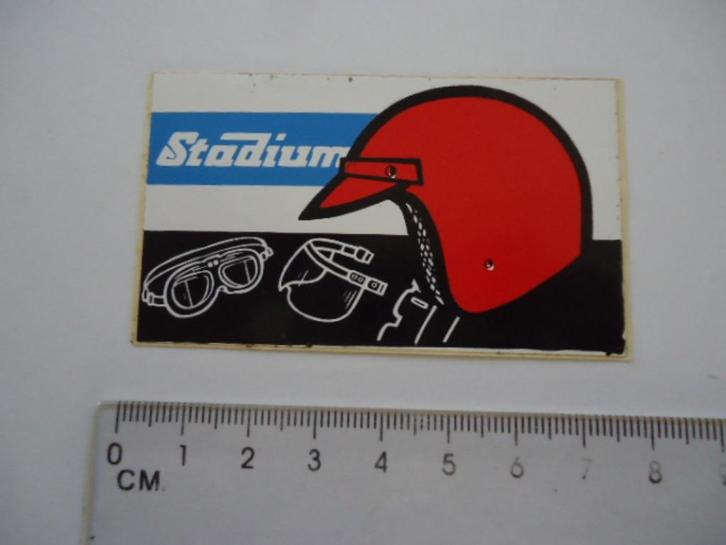sticker oud Stadium race helm autosport sport race cross, Verzamelen, Stickers, Zo goed als nieuw, Bedrijf of Vereniging, Verzenden
