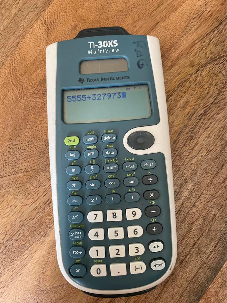 Texas Instruments TI-30XS Multiview - Wetenschappelijke, Diversen, Rekenmachines, Gebruikt, Grafische rekenmachine, Ophalen of Verzenden
