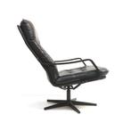 Vintage fauteuil jaren '60 '70 design mid century chair, Verzenden, Gebruikt, Minder dan 75 cm, 50 tot 75 cm