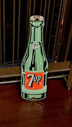 Emaille 7up reclamebord, bordje Seven Up limonadefles., Verzamelen, Reclamebord, ., Nieuw, Ophalen of Verzenden