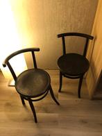 Thonet stoeltjes - Opknappers!, Huis en Inrichting, Stoelen, Ophalen, Gebruikt, Twee, Bruin