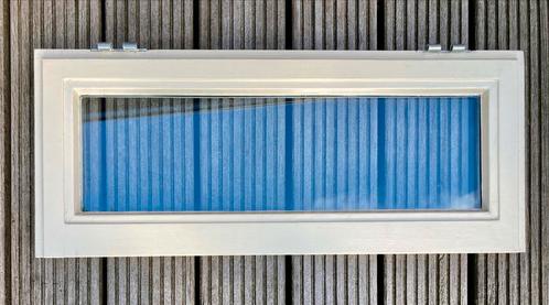 Bovenlicht WC-raam Hardhout Dubbel Glas 79,2x33,0x5,5cm, Doe-het-zelf en Verbouw, Glas en Ramen, Gebruikt, Gevelraam of Ruit, Minder dan 80 cm