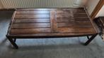 Vintage Antieke Bruine Salontafel, Huis en Inrichting, Tafels | Salontafels, Ophalen, 100 tot 150 cm, Eikenhout, 50 tot 100 cm