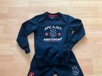 Ajax Amsterdam donkerblauw sportpak shirt en briek 128/134, Ajax, Gebruikt, Jongen of Meisje, Ophalen of Verzenden