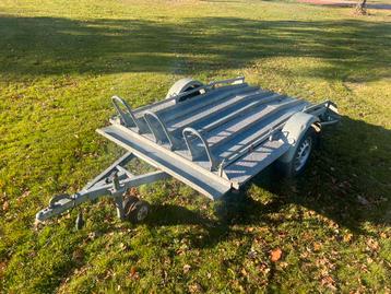 BW Twins motoraanhanger (nieuwe banden) beschikbaar voor biedingen