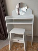 Amélie kaptafel met spiegel en stoel, Minder dan 50 cm, Ophalen of Verzenden, Zo goed als nieuw, Minder dan 100 cm