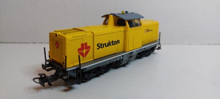 Strukton V 100 Diesel Loc met Knipperlicht "Lezen" (10), Hobby en Vrije tijd, Modeltreinen | H0, Zo goed als nieuw, Locomotief