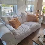 Riviera Maison 3 zits bank met 2 stoelen en hocker., Ophalen, Zo goed als nieuw, 75 tot 100 cm, 200 tot 250 cm
