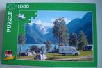 Puzzel met Camper 1000 stukjes zie foto's, Ophalen of Verzenden, 500 t/m 1500 stukjes, Gebruikt, Legpuzzel