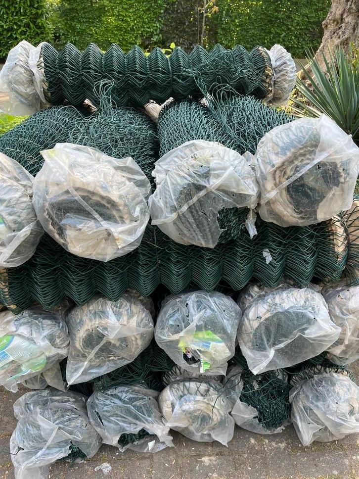 HARMONICAGAAS – 150 CM HOOG, Tuin en Terras, Gaas en Draad, Zo goed als nieuw, Gaas, 20 meter of meer, Ophalen