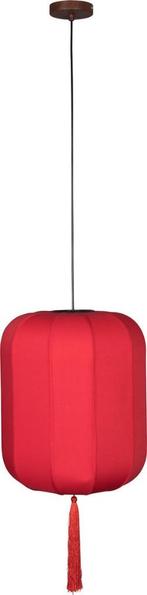 Dutchbone Suoni Chinees Pendant Lamp Large Rood NIEUW, Ophalen of Verzenden, Nieuw, 75 cm of meer