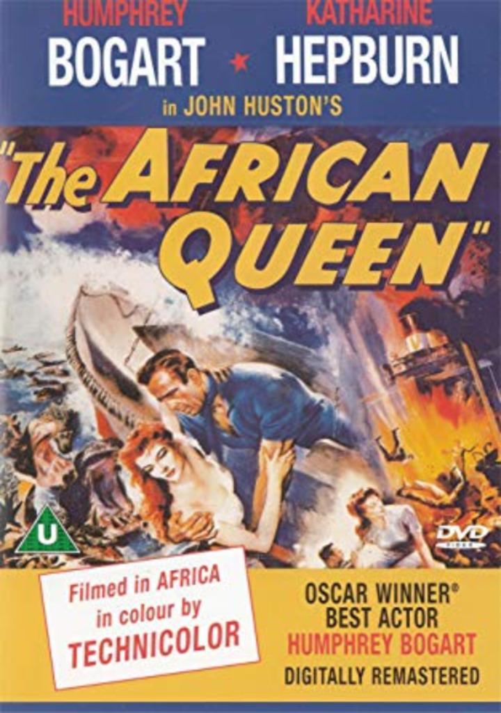 The AFrican Queen - Humphrey Bogart e.a. - 1951, Cd's en Dvd's, Dvd's | Klassiekers, Zo goed als nieuw, Actie en Avontuur, 1940 tot 1960