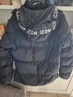 Icon jas maat L als nieuw!, Kleding | Heren, Jassen | Winter, Ophalen of Verzenden, Zo goed als nieuw, Zwart