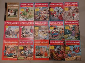 15 oude Suske en Wiske stripboeken