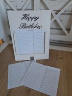 Happy birthday kalender riviera maison uitgeprinte kaarten, Verzenden, Maandkalender