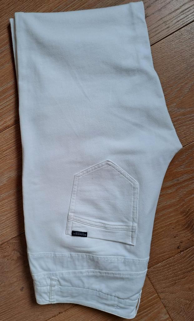 Witte lange damesbroek, luchtige broek, #Broadway, maat M, Kleding | Dames, Broeken en Pantalons, Zo goed als nieuw, Maat 38/40 (M)