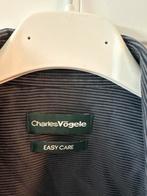 Charles Vögele gestreept overhemd - Maat L, Kleding | Heren, Ophalen of Verzenden, Zo goed als nieuw, Grijs, Halswijdte 41/42 (L)