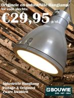 Hanglampen - Industriële fabriekslamp - Origineel - OP=OP!, Minder dan 50 cm, Nieuw, Industrieel, vintage, Ophalen of Verzenden